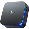 NiPoGi Mini PC 16GB DDR4 + 512GB M.2 SSD, Mini Computer W-11, AK1Plus 12th Ιntel