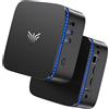 NiPoGi AK1PLUS Mini PC Ιntel Celeron N5095 (fino a 2,9 GHz) 16 GB RAM+256 GB SSD