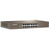 TENDA SWITCH TENDA TEF1016D 16P LAN DESKTOP 10/100M RJ45 CASE METALLICO RACKMOUNTABLE