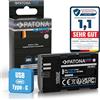 PATONA 1361 Platinum LP-E6NH USB Batteria (2400 mAh) con ingresso USB diretto (USB-C)