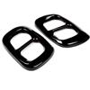 NPNGLCKCVF Per Mercedes Per Benz Classe GLA X156 2015 2016 2017 2018 Nero Argento Acciaio Inox Auto Coda Gola Tubo Scarico Marmitta Punta Copertura Finiture(Nero)