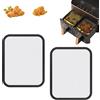 Pmueuff 2 Pezzi Paraspruzzi in INOX, Paraspruzzi a Maglia Fine per Cosori Airfryer 8,5L/Dual Blaze TwinFry 10L Accessorio per Friggitrice ad Aria Antispruzzo Magnetico per Cosori CAF-R901-AEU 8,5L