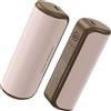Generic Scaldamani Ricaricabile Riscaldatore Magnetico Portatile con Batteria da 6000 MAh per attività Invernali All'aperto Confezione da 2 (PINK)