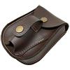 cdhgsh in Pelle Fatta a Mano 2 in 1 Caccia Fionda catapulta Sfere in Acciaio Cuscinetti Borsa Custodia Custodia Custodia Marsupio Marrone