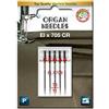 Organ Aghi # 75/11 ELx705 Serger x 5 Aghi, Argento
