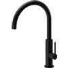 NEWFORM - KONBU miscelatore lavello [nero opaco] - 72521.01.093
