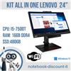Lenovo Kit PC All in One Lenovo ThinkCentre 24" FHD i5-7500T Ram 16GB SSD 480GB Win 11