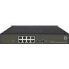 LevelOne GES-2110P switch di rete Gestito L2 Gigabit Ethernet (10/100/1000) Supporto Power over (PoE) Nero [GES-2110P]
