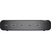 Belkin F1DN204KVM-UN-4 switch per keyboard-video-mouse (kvm) Montaggio rack Nero - TASTIERA TEDESCA [F1DN204KVM-UN-4]