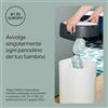 Tommee Tippee Starter set Mangiapannolini Twist & Click con 6 Ricariche con Pellicola Antibatterica Multistrato, Bianco