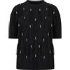 MAX MARA STUDIO - Maglia OBLÒ in lana e cashmere con piume e cristalli