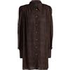 JOHN RICHMOND - Vestito chemisier - Cioccolato