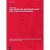 Alfred Helbig Beiträge Zur Meteorologie Der Stadtatmosphäre (Copertina rigida)