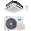Midea Climatizzatore Condizionatore Midea Cassetta 4 vie Slim R32 24000 BTU MCD2-24HRFNX(GA) INVERTER Classe A++/A+