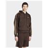 Adidas Mens adidas Felpa con cappuccio adicolor Spacer Oversize - Marrone, marrone