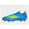 adidas Scarpe Da Calcio F50 Elite Kids Senza Lacci Per Terreni Naturali Compatti - Blu, blu