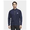 Adidas Mens adidas Maglia Quarto Di Zip Ultimate365 Durable Water Repellent Wind - Blu, blu