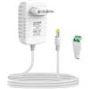 zstg Alimentatore da 24 V, 2 A, 48 W, adattatore di alimentazione AC 100 - 240 V su trasformatore 24 V DC, adattatore di alimentazione EU con connettore da 5,5 x 2,5 mm, per strisce LED, router radio, COB