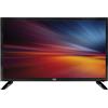 Trevi LTV 2401 SA2 Televisore TV LED 24" con Decoder Digitale Terrestre DVBT-T2 10 bit e Satellitare DVBS-S2, USB, HDMI, VGA, Presa Accendisigari 12V, nero