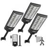 VEVOR Lampioni Solari da Esterno da 8000 W 450000 LM, Faretto per Parcheggio Commerciale Lampada di Sicurezza a LED con Sensore di Movimento, Illuminazione Esterna per Garage 3 pezzi