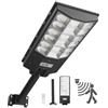 VEVOR Lampione Solare da Esterno 12000 W 900000 LM, Faretto per Parcheggio Commerciale 1 pezzo, Lampada di Sicurezza a LED con Sensore di Movimento, Illuminazione Esterna Impermeabile IP65