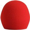Shure A58Ws Blk Parabrezza In Schiuma Per Tutti I Microfoni Shure Ball, Rosso
