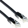 ACT Cavo patch LSZH SFTP CAT6 nero da 15 metri con connettori RJ45. Cat6 s/ftp lszh nero 15,00m (FB9915)