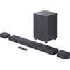 JBL Soundbar JBL Bar 800 5.1 a 2 canali con subwoofer wireless, colore nero