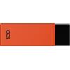 Emtec ECMMD128GC352 - Chiavetta USB 2.0, serie Runners, collezione Brick C350, 128 GB, in metallo in lega di zinco, colore: Nero/Arancione