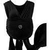 Koala Babycare Fascia Portabebè Cuddle Band 2 Ergonomica e Regolabile - max 15 kg - Black