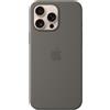 Apple Custodia MagSafe in silicone per iPhone 16 Pro Max - Grigio pietra