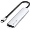 SATECHI Hub di interfaccia Satechi 6in1 ST-P6SS USB 3.2 Type-C Argento [ST-P6SS]