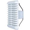 Vecamco Griglia in plastica quadrata 190x190mm con molla e rete - presa aria cucina