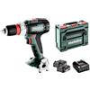 Metabo BS 614052500 - Trapano avvitatore a batteria, batteria e custodia in plastica (18 V, 2 batterie LiPOWER da 2 Ah, diametro foro 13 mm/36 mm, peso 1,6 kg)