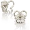 Gioielleria Lucchese Oro Orecchini Farfalla Oro Bianco 18 kt GL102537
