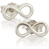 Gioielleria Lucchese Oro Orecchini Infinito Oro Bianco 18 kt GL102541