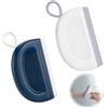 HORREX 2 Pezzi Mini Tergivetro per Doccia, Tira Acqua Facile Pulire, Tiracqua per Doccia Semicircolare Riutilizzabile Resistente PP+TPR Rigido Adatto Specchi Bagni Finestre Pavimenti Vetri