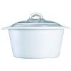Luminarc Dajar Vetro Rostiera/pentola con Coperchio Flame Four 5 L 24 cm LUMINARC, Vetro, Bianco, Trasparente