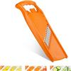 Börner Wave-Waffle PowerLine Tagliaverdure Ondulato (Arancione) - Mandolina per Taglio a Onda/Waffle - Affettatrice per Patate a Reticolo e Patatine Fritte - Tagliapatate Ondulato