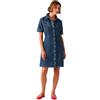 Levi's Donna Rinoa Denim SS Dress Med Indigo, Flat Finish, Color Sledge Sister, Taglia XS, Sledge Sister, XS