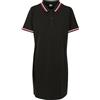 Urban Classics Ladies Polo Dress Donna Miniabito Nero M 100% Cotone