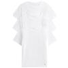 Tommy Hilfiger Uomo T-Shirt Maniche Corte Confezione da 3 Stretch Scollo Rotondo, Bianco (White/White/White), M