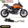 Arrow KTM Duke 125 2025 Terminale Di Scarico Per Moto Pro-Race In Acciaio Nero