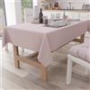 PETTI Artigiani Italiani - Tovaglia da Tavola, Tovaglia Cucina in Cotone Tinta Unita, Cipria X15 Posti (140x300 cm)