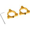 non-brand Coppia Di Regolatori Di Precarico Forcella Anodizzata Esagonale Anteriore Per Moto CNC 22mm Per HONDA CBR 929RR CBR1000RR CBR 600RR CBR 954RR - Dorato