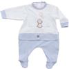 GARY SRL TUTINA NEONATO IN PURO COTONE R7006 GARY CIELO