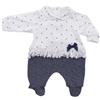 GARY SRL TUTINA NEONATO IN PURO COTONE R7010 GARY BLU