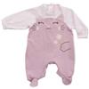 GARY SRL TUTINA NEONATO IN PURO COTONE R7015 GARY ROSA POLVERE