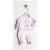 GARY SRL TUTINA NEONATA MANICA LUNGA IN COTONE Z70040 ROSA CIPRIA