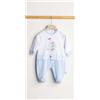 GARY SRL TUTINA NEONATO MANICA LUNGA IN COTONE Z70090 CIELO